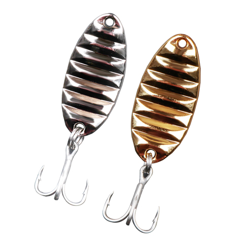 LUSHAZER metal fishing bait 10g spoon lure wobbler isca artificial spinner baits metal lure pesca  free shipping ► Photo 1/6