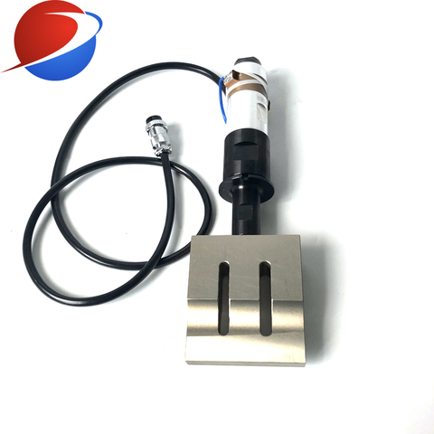 20K 2000W High Power Ultrasonic Welding Transducer/Converter/Sensor For Mask Sealing Machine 110x20mm Horn ► Photo 1/5