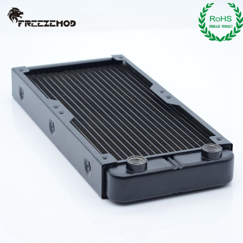 FREEZEMOD water cooling aluminum radiator beauty medical heat sink threaded port ROHS certification .SR-L240G14 ► Photo 1/4