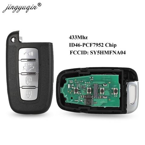 4BT Smart Remote Key 433Mhz ID46 For Kia Forte Soul Rio Borrego Sorento Optima Hyundai I30 IX35 Sonata Genesis Equus Veloster ► Photo 1/4