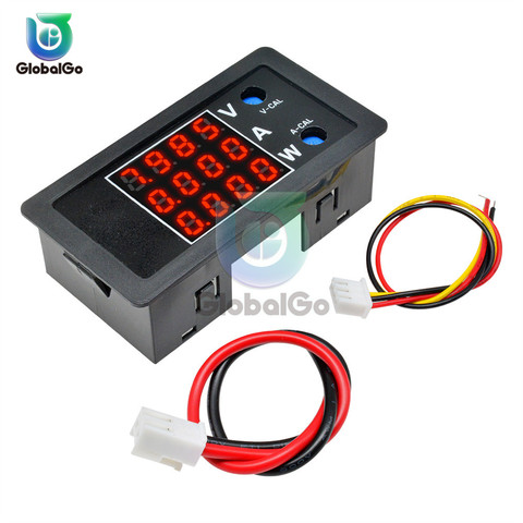 3 in 1 DC Voltage Current Power Tester Meter Analyzer 100V 10A 1000W Red LED Digital Voltmeter Ammeter Wattmeter ► Photo 1/6