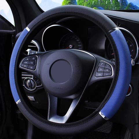 Anti Slip Car Steering Wheel Cover for Chevrolet Cruze Aveo Captiva Lacetti Mazda 3 6 2 CX-5 ► Photo 1/6