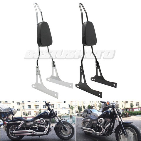 Motorcycle Rear Passenger Backrest Sissy Bar For Harley Dyna Fat Bob Street Bob Super Glide Custom Low Rider FXDC FXDL ► Photo 1/6