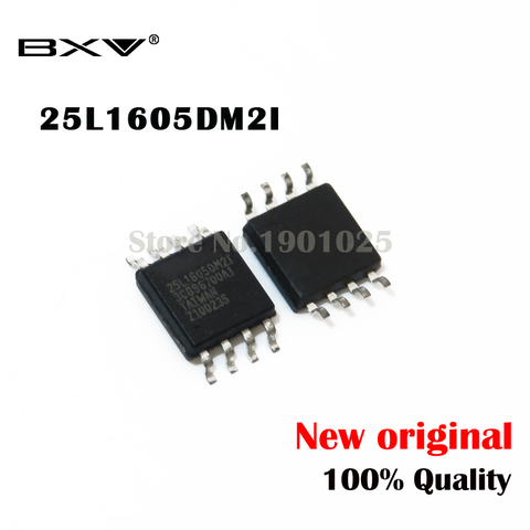 5pcs MX25L1605DM2I-12G 25L1605DM2I-12G 25L1605DM2I MX25L1605D MX25L1605 25L1605D SOP-8 New original ► Photo 1/1