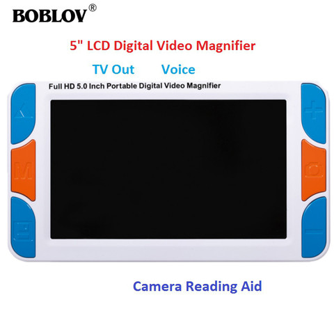 3-48X 5inch LCD Display portable magnifie Low Vision Video Magnifier electronic reading aid Digital Handheld portable Magnifier ► Photo 1/1