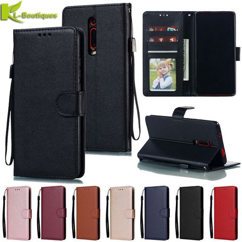 sFor Xiaomi Mi 9T Leather Case on For Coque Xiaomi Mi 9T mi9t pro Redmi K 20 K20 Pro Case Cover Classic Flip Wallet Phone Cases ► Photo 1/6