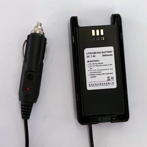 ZASTONE M7 Battery Adapter Car Power Supply 12V Cigarette Lighter Walkie Talkie ► Photo 1/6