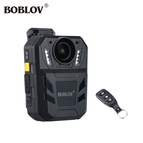 BOBLOV WA7-D Body Worn Camera 32MP HD 1296P Wearable Camera DVR Video Recorder Security Cam With Remote Control police camera ► Photo 1/6