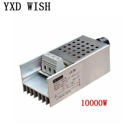 10000W Led Dimmer Speed Controller 25A High Power SCR Voltage Regulator Switch Speed Temperature Control AC 220V Llight Dimmers ► Photo 1/4