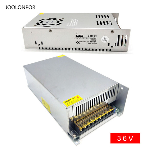 Power Supply AC 220V to 36V 10A 20A 40A 360W 400W 720A 800W 1000W 1500W Led Driver Transfomer 36V Voltage Converter Power Supply ► Photo 1/6