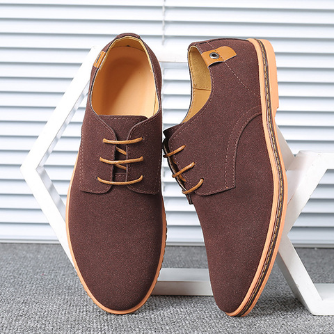 Pig suede Business shoes men 2022 elegant new arrival large size 39-47 formal shoes man spring shoe ► Photo 1/6