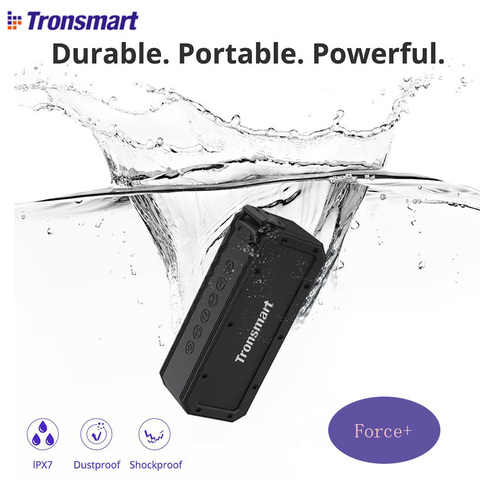 Tronsmart Element Force+ SoundPulse™ Portable Bluetooth 5.0 Speaker with IPX7 Waterproof 40W Max Output, 15H Playtime ► Photo 1/6