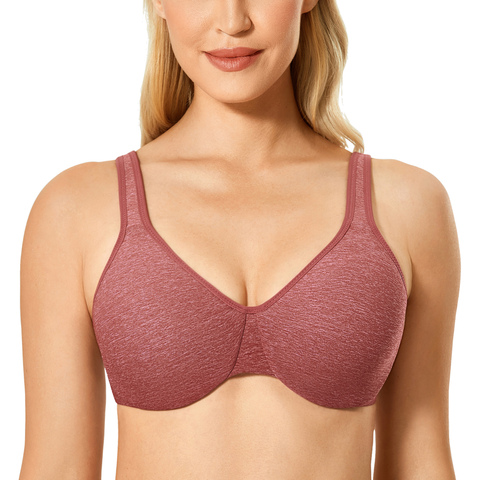 Women's Smooth Full Coverage Underwire Large Busts Seamless Minimizer Bras Plus Size ► Photo 1/6