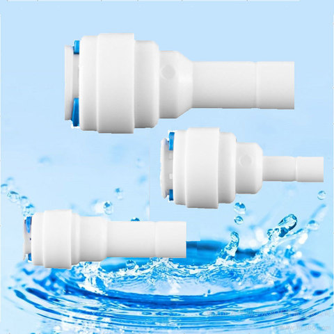 RO Water Plastic Pipe Fitting Straight 1/4