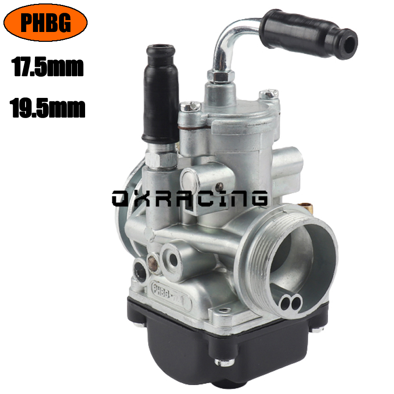 ZSDTRP Black Red Racing PHBG Carburetor Carb 17mm 19mm 21mm Dellorto  Replica Puch Zuma fit for 50cc 70cc 90cc Motor JOG50 DIO90 - AliExpress