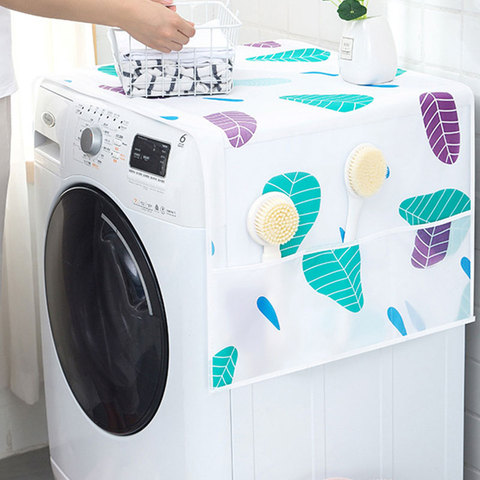 Dust Proof Cover Colorful Refrigerator Pocket Multipurpose Dust Cloth Home Textile Washing Machine Cover Household Home Storage ► Photo 1/6