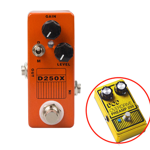 Mosky D250X Preamp Overdrive Guitar Pedal Based on DOD 250 Overdrive Preamp Effect True Bypass ► Photo 1/6