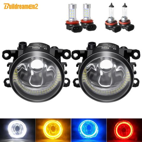 Angel Eye Fog Light Car Front Bumper Halo Ring Fog Lamp DRL H11 For Subaru Outback Forester XV Impreza Legacy WRX STI BRZ Justy ► Photo 1/6