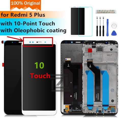 Original For Xiaomi Redmi 5 display touch screen + Frame Redmi5 Plus LCD Digitizer pantalla Replacement Repair Spare Parts Price history & Review AliExpress Seller - ZHZ Phone Accessories Store Store | Alitools.io