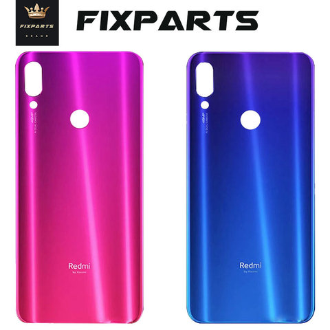 Blue for Xiaomi Redmi note 7 Battery Cover Back Glass Panel Rear Door Housing Case For Redmi note 7 pro Back battery Cover door ► Photo 1/6