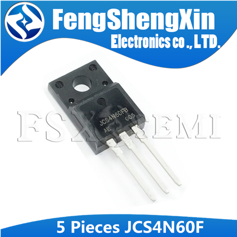 5PCS JCS4N60F TO-220F 600V 4A JCS4N60 TO220F 4N60 JCS4N60FB MOSFET ► Photo 1/1