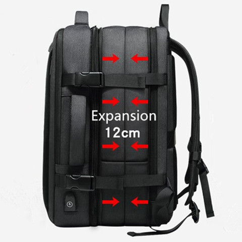 Men scalable 15.6 Anti Theft Laptop tablet backpack Usb charging man school bag oxford waterproof travel back pack Bags luggage ► Photo 1/6