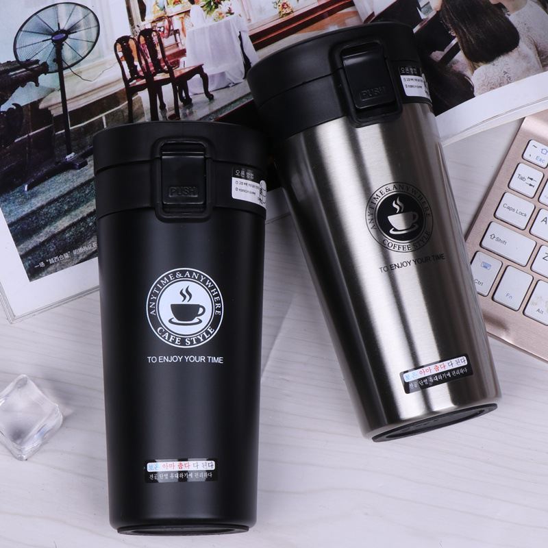 Travel Coffee Mug Stainless Steel Tea Thermos Tumbler Cup Vacuum Flask Bottle 