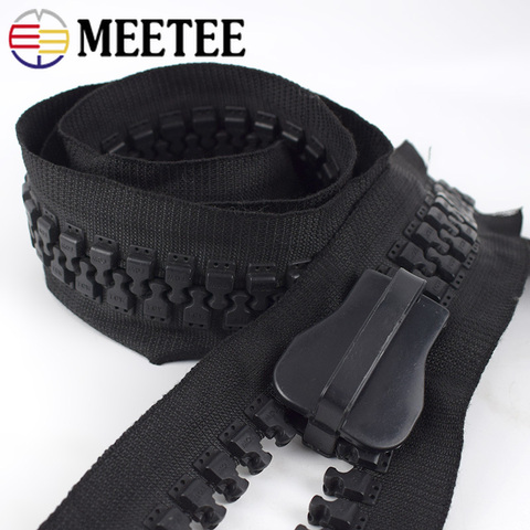 Meetee 1/2M 30# Resin Zipper with Slider Extra Wide Outdoor Tent Bag Clothing Sew DIY Handmade Decoration Accessories AP654 ► Photo 1/6