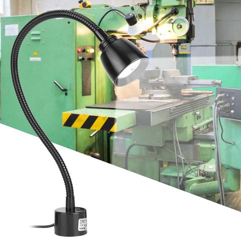 Flexible Gooseneck Lamp Machine Light LED Working Light  for CNC Punching Machine Industrial Lighting US Plug 110V-220V ► Photo 1/6