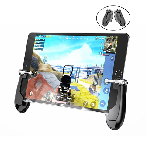 For Ipad Tablet Capacitance L1R1 Fire Aim Button Triggers Gamepad Joystick, COD PUBG Trigger Controller, For Tablet FPS Games ► Photo 1/6