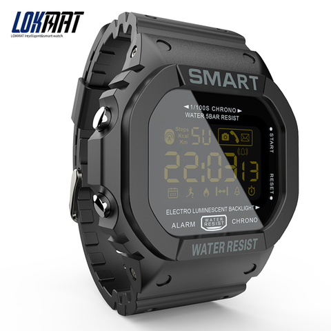 LOKMAT Bluetooth Smart Watch Men Women Pedometer Life Waterproof Call Reminder Clock Digital Sports SmartWatch For ios Android ► Photo 1/6