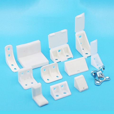 10Pcs Nylon plastic thickened Corner Brackets, right angle 90 degree angle, plywood tray cabinet fittings fittings Corner Code ► Photo 1/5