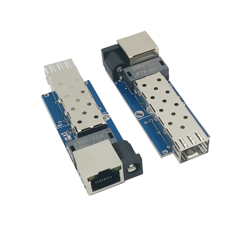 sfp media converter gigabit mini10/100/1000Mbps fiber optical  media converter fiber Ethernet switch fiber ► Photo 1/6