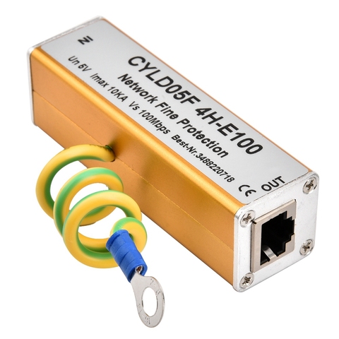 RJ45 RJ11 5V Adapter Ethernet Network Surge Protector Thunder Lighting Arrester Protection ► Photo 1/1