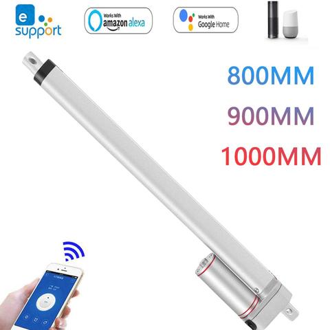 12V/24V Linear actuator 800mm 900mm 1000mm stroke WIFI Controller metal gear linear motor For Window Door Open ► Photo 1/6