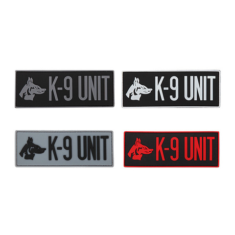 K9 UNIT Patches Trooper SWAT Tactical pvc K-9 SERVICE DOG rubber Badge Applique ► Photo 1/6