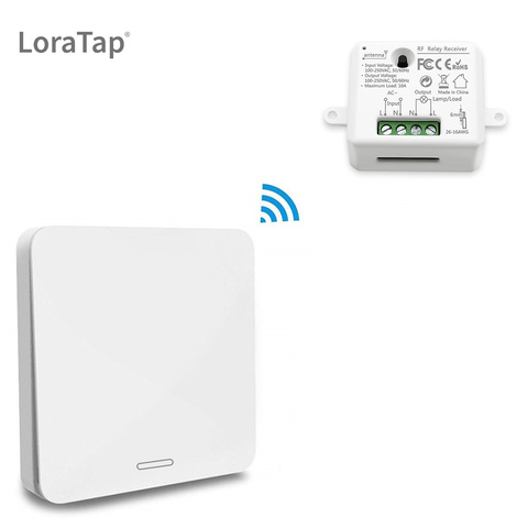 Wireless Switch Remote Control Light Ventilator Fan Kinetic Self Powered RF 433Mhz No Battery No WiFi No Wire Needed Easy to use ► Photo 1/6