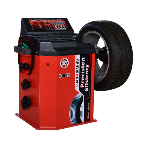 Car balancing machine, tire dynamic balancer, wheel rim dynamic balance, automatic S-6605 ► Photo 1/6