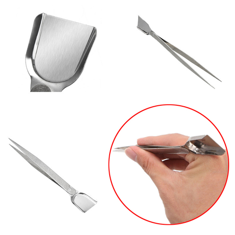 Professional Diamond Tweezers With Scoops Shovels for Gem Beads Slotted Gemstone Spatula Diamond Clip Jewelry Pick-Up Tools ► Photo 1/6