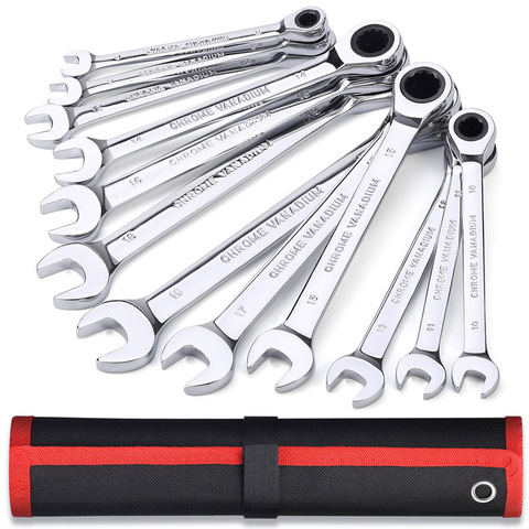 Keys Set Multitool Wrench Ratchet Set Hand Tool Socket Head Wrench Set Universal Torque Wrench Tool Car Repair Tools ► Photo 1/6