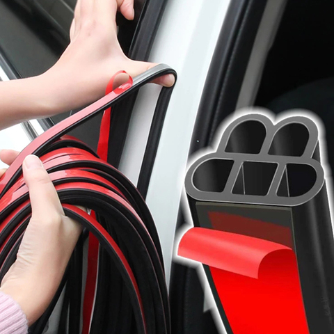 Car Door Rubber Seal Strip Auto Door Seals Accessory Double Layer Protector Car Seal Weatherstrip Auto Interior Accessories ► Photo 1/6