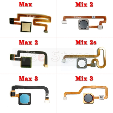 Back Button Fingerprint Sensor Flex For Xiaomi Mi Max Mix 2 2s 3 Fingerprint Flex Cable ► Photo 1/1