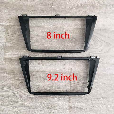 8inch or 9.2 inch glossy black CD Panel trim MIB Piano Black radio media unit Plates Decorative frame For Tiguan MK2 ► Photo 1/1