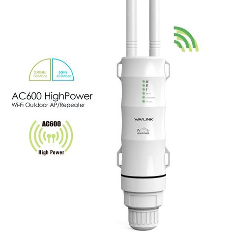 2022 New AC600 Wifi 2.4G 5G Dual Frequency Repeater High Power Outdoor WIFI Router Network Signal Booster ► Photo 1/6