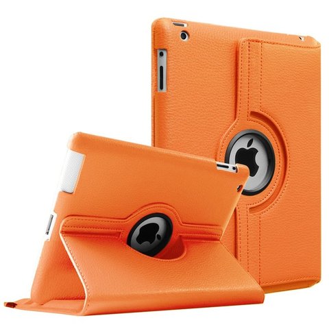 For iPad 2 iPad 3 iPad 4 Case 360 Degree Rotation PU Leather Stand Cover A1395 A1396 A1397 A1416 A1430 A1403 A1458 A1459 A1460 ► Photo 1/6