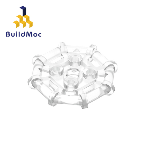 BuildMOC 75937 Plate Modified 2 x 2 with Bar Frame Octagonal For Building Blocks Parts DIY Educational Tech Parts Toys ► Photo 1/6