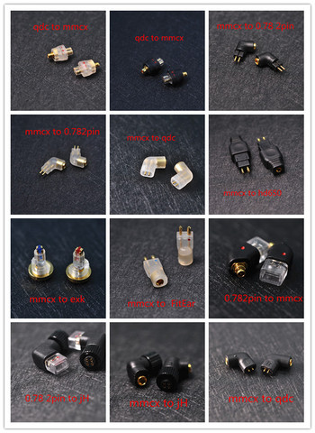 MMCX 0.78 2pin QDC fitear JH exk hd650 pin to headphone cable conversion plug-in ► Photo 1/6