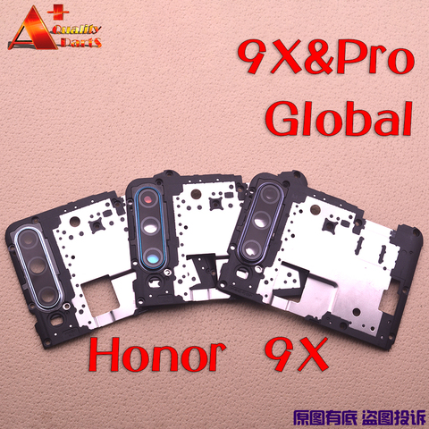 Back Rear Camera Lens Glass mainboard antenna cover WIth Ring Replacement For HUAWEI Honor 9X & Honor9X Global STK-LX1 ► Photo 1/6
