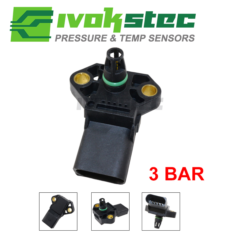 0281002401 038906051C For VAG VW AUDI SEAT SKODA Car MAP Boost Manifold Absolute Pressure Sensor New 0 281 002 401 038 906 051 C - 34