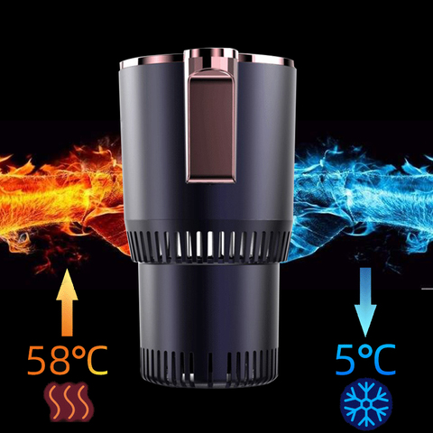 Fashion 2-in-1 Car Cup DC 12V 24V Car Heating and Cooling Warmer Cooler Smart Car Cup Mug Holder Tumbler Cooling Beverage Cans ► Photo 1/6